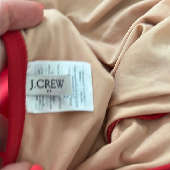 Red Strapless Swimsuit - Picture 3 of 4